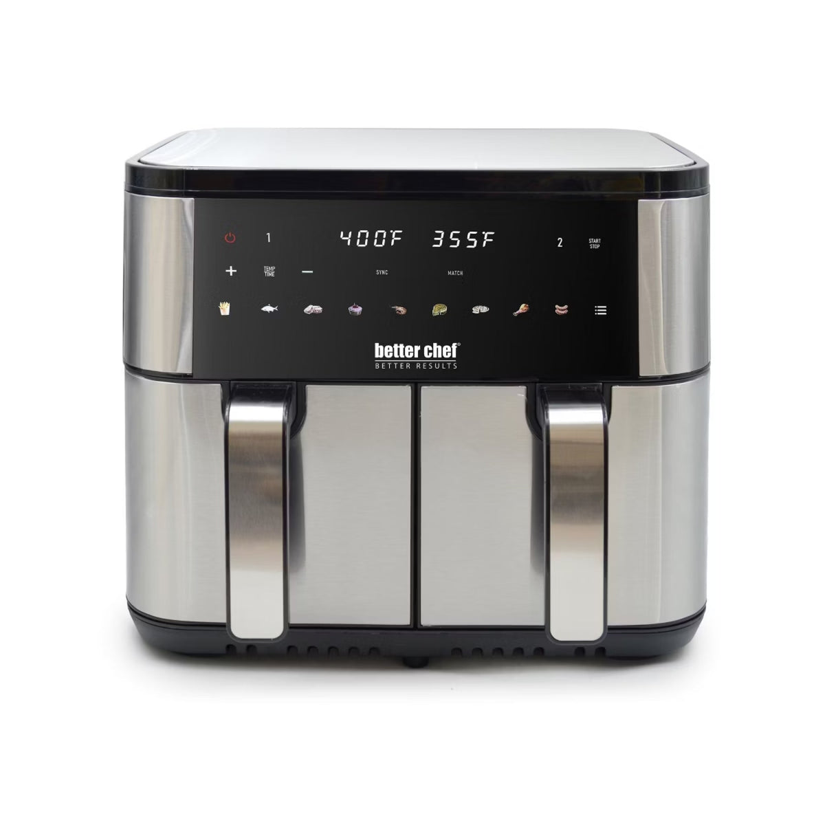 Better Chef Dual Basket 9-Quart Digital Air Fryer - IM-438S