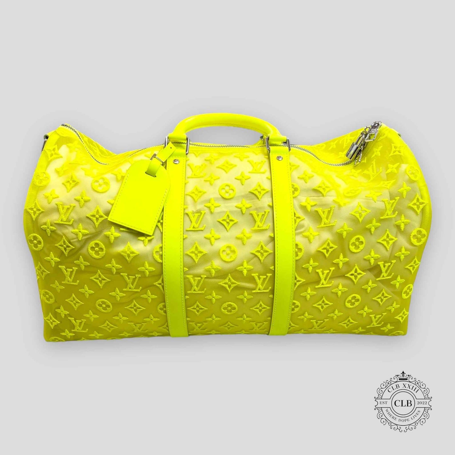 LOUIS VUITTON MESH KEEPALL BANDOULIERE 50 - YELLOW