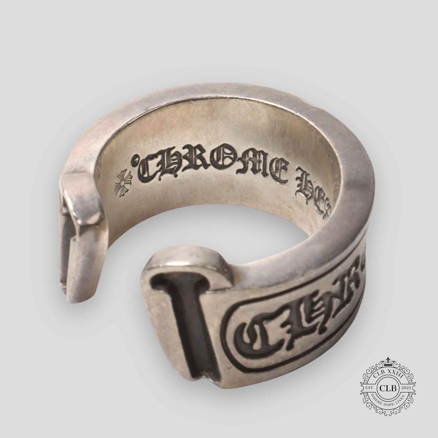 CHROME HEARTS SCROLL SPACER RING