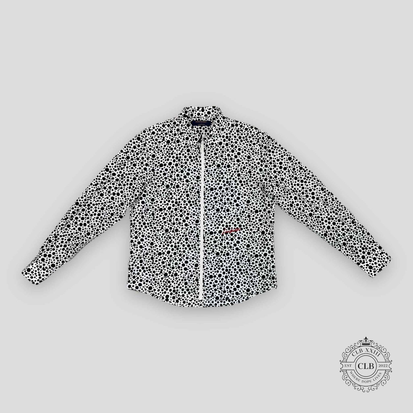 LOUIS VUITTON X YAYOI KUSAMA INFINITY DOTS PRINTED ZIPPED SHIRT