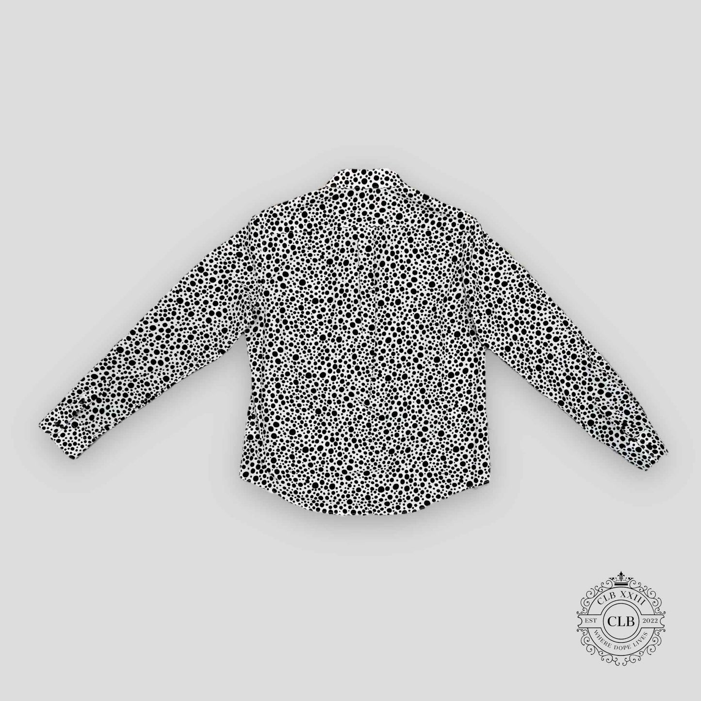 LOUIS VUITTON X YAYOI KUSAMA INFINITY DOTS PRINTED ZIPPED SHIRT