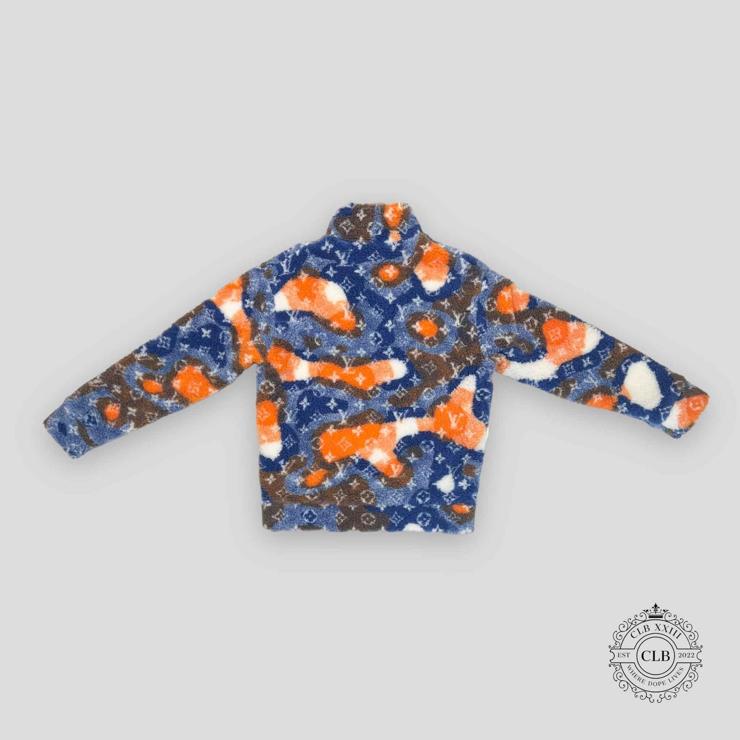 Louis Vuitton Jacquard Camo Fleece Jacket