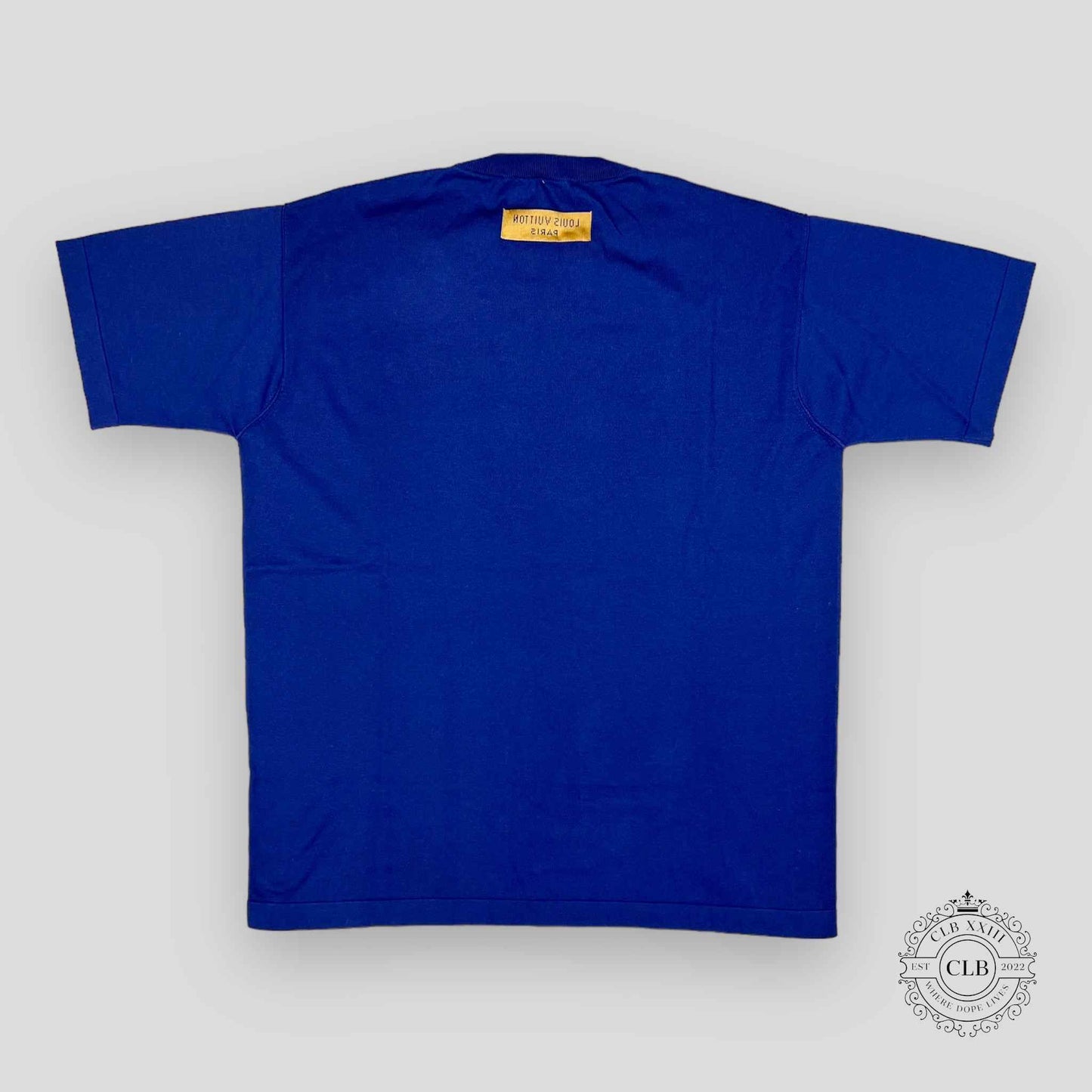 Louis Vuitton Short-Sleeved Graphic Crewneck in Indigo