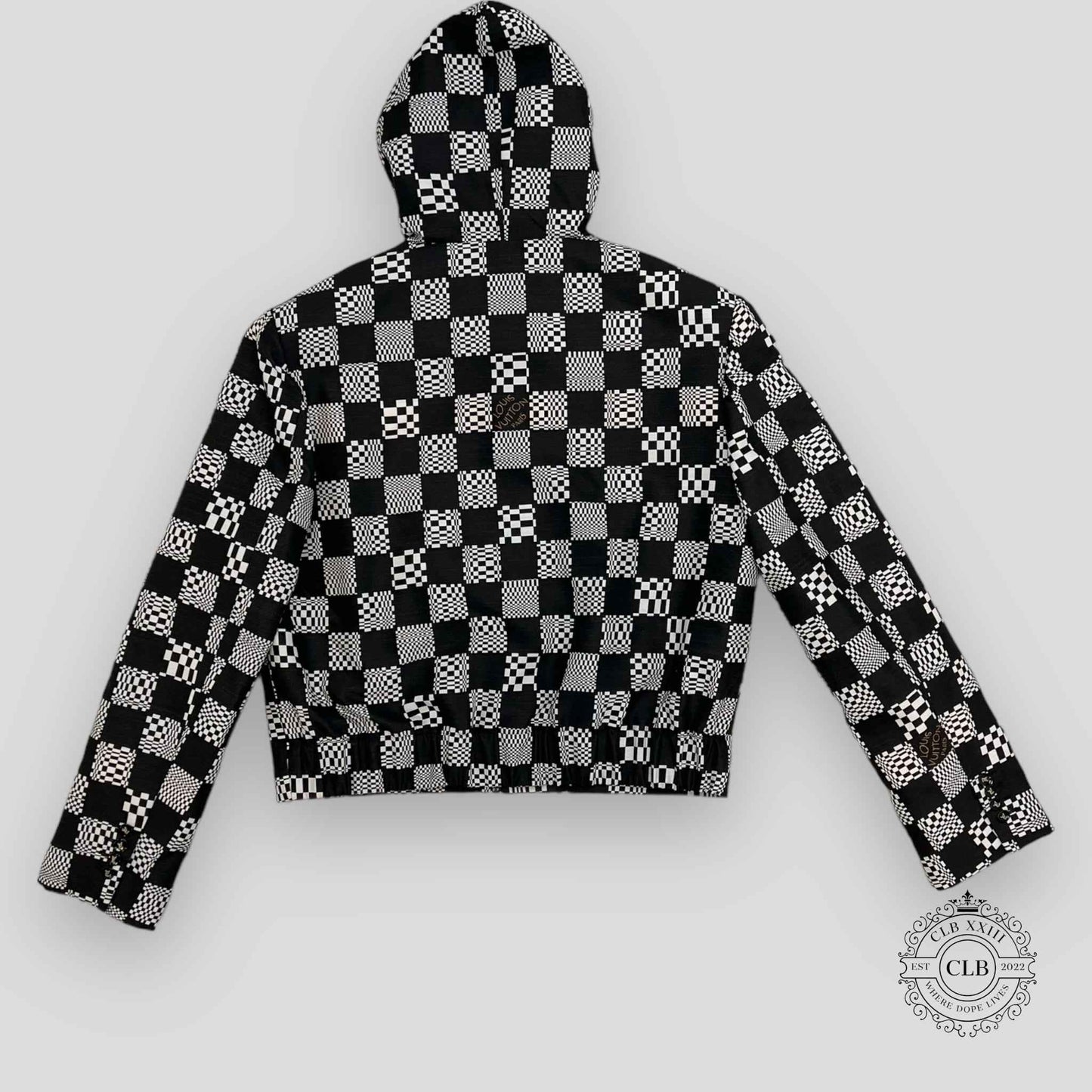 LOUIS VUITTON CONSTRUCTED HOODIE - BLACK