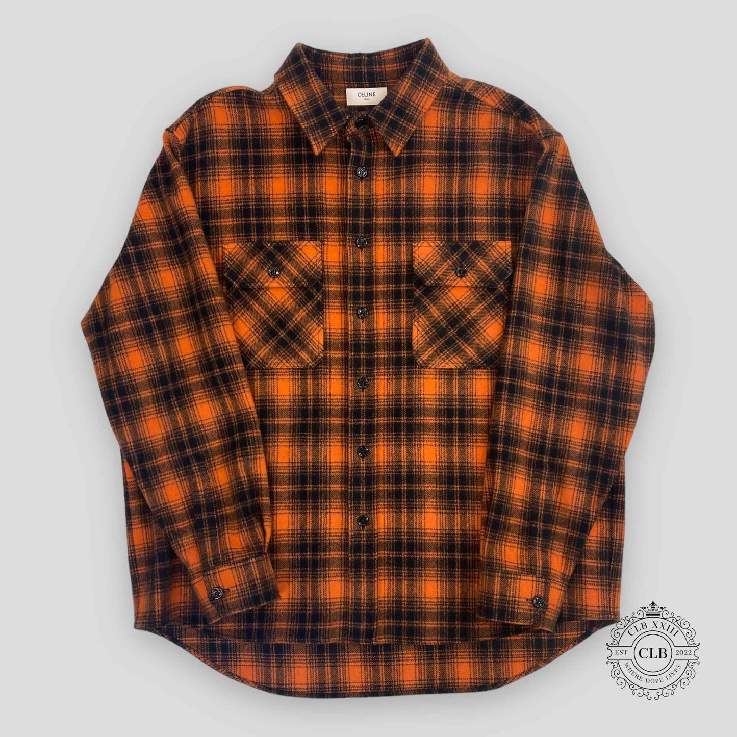 Celine Loose Shirt in Orange
