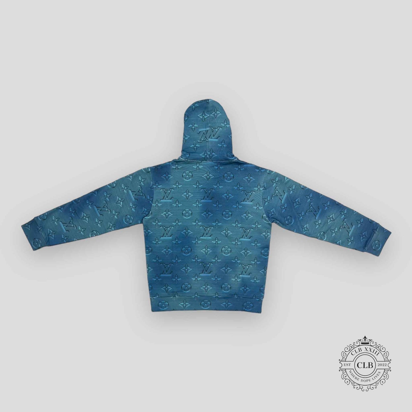 Louis Vuitton 3D Monogram Hoodie in Blue