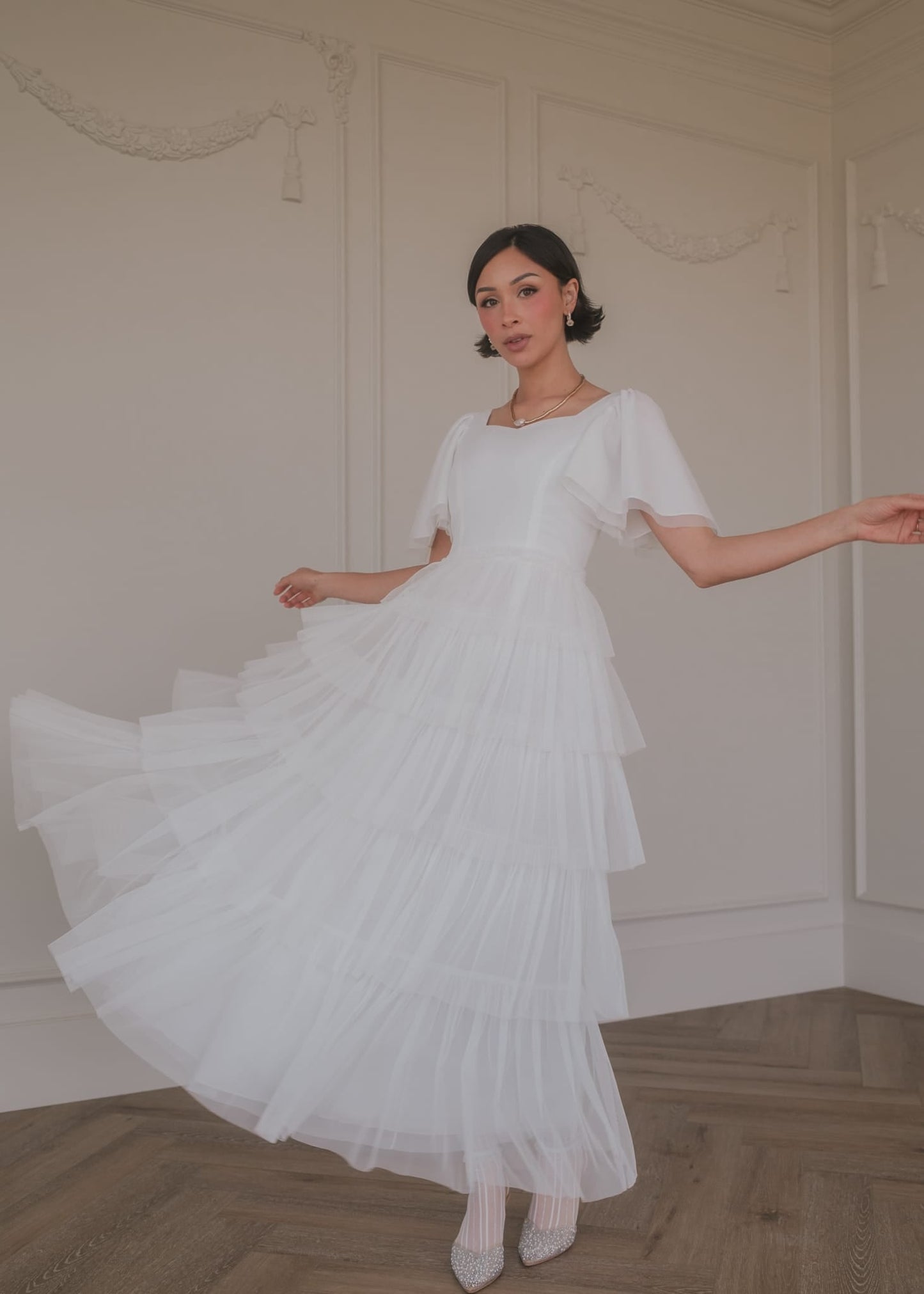 Allegro Dress White