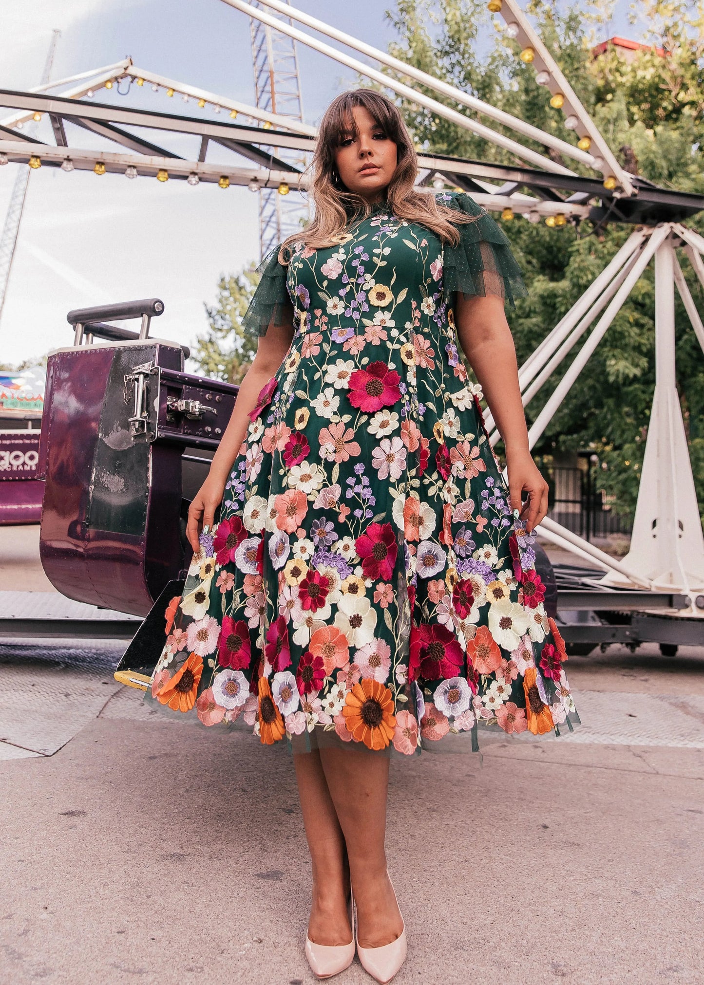 Jubilee Dress Evergreen
