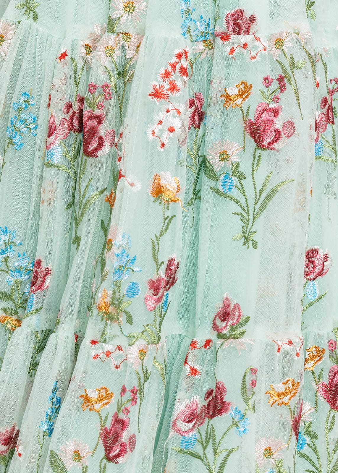 Margaret Floral Midi Dress Green - JUSTLUXURY