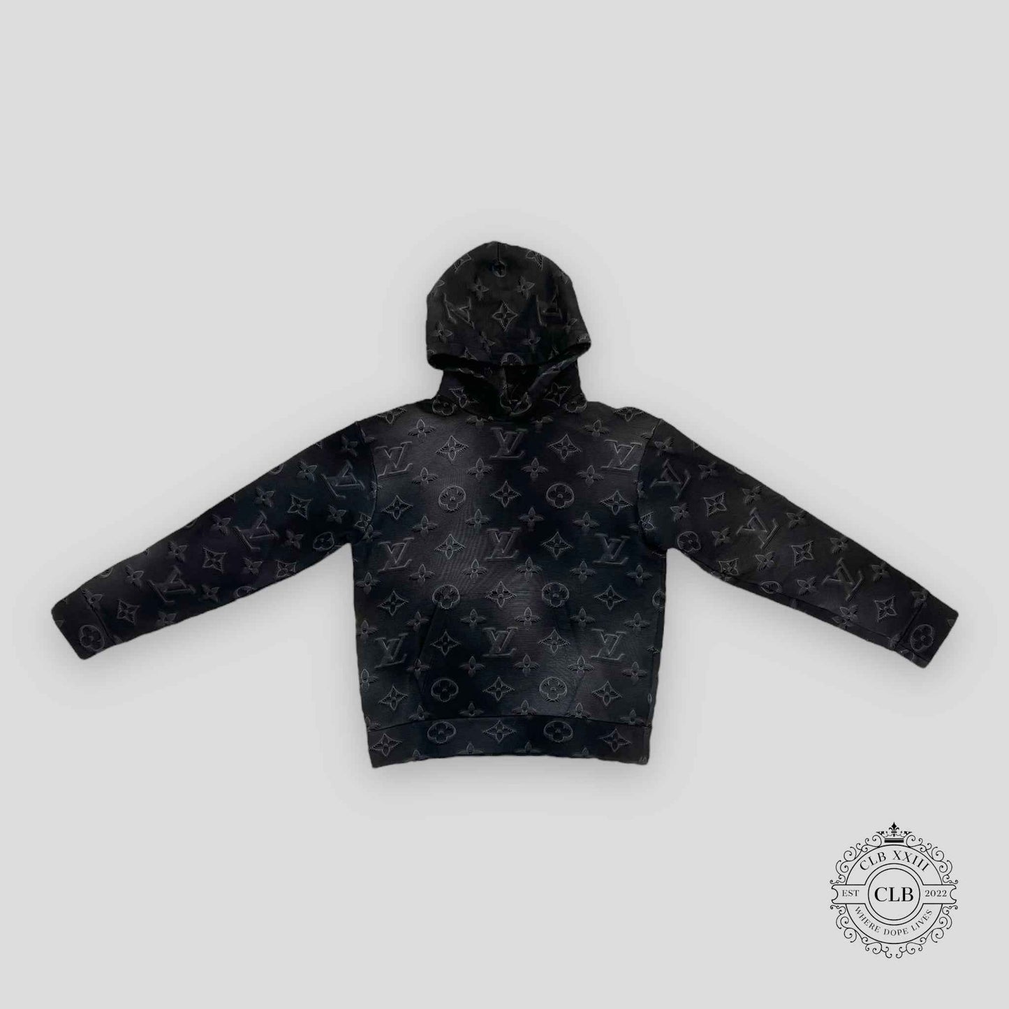 Louis Vuitton 2054 3D Monogram Hoodie in Grey