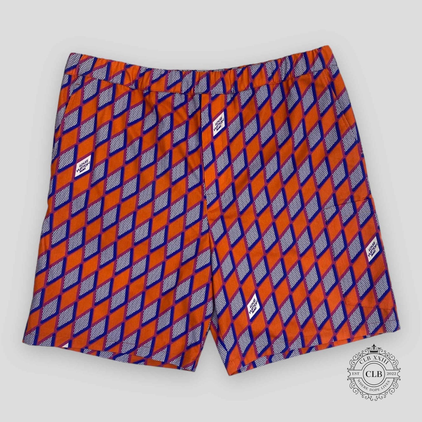 Louis Vuitton Diamond Damier Cricket Drawstring Shorts
