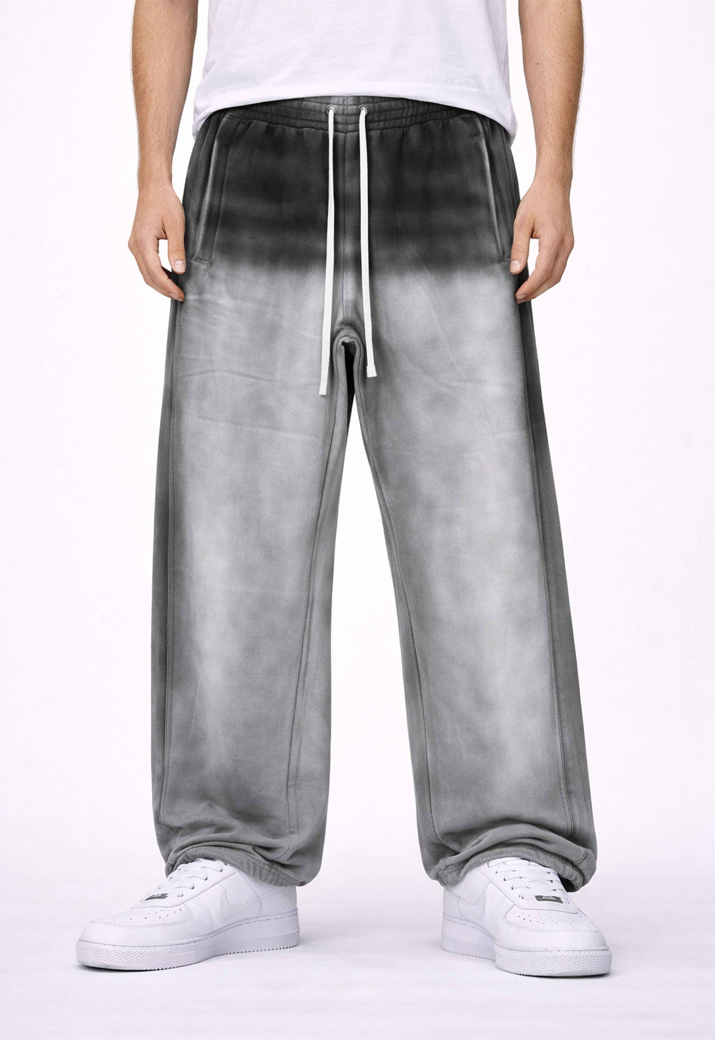 NOIR DIPPED SWEATPANTS