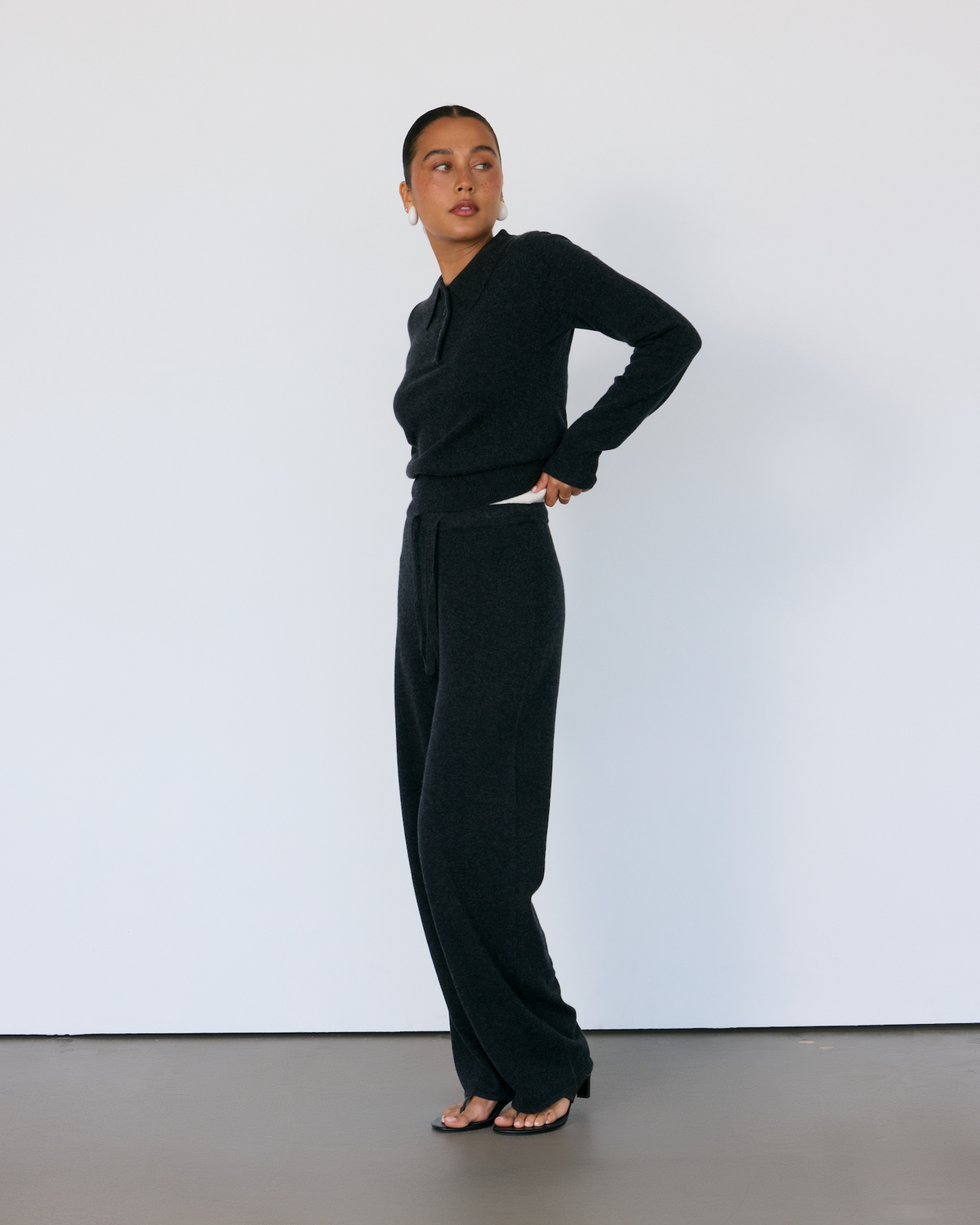 Tove Cashmere Polo - JUSTLUXURY