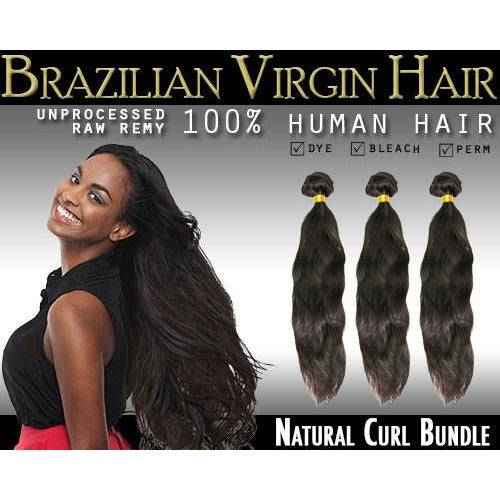 VIP Collection Brazilian Virgin Hair Natural Curl Bundles