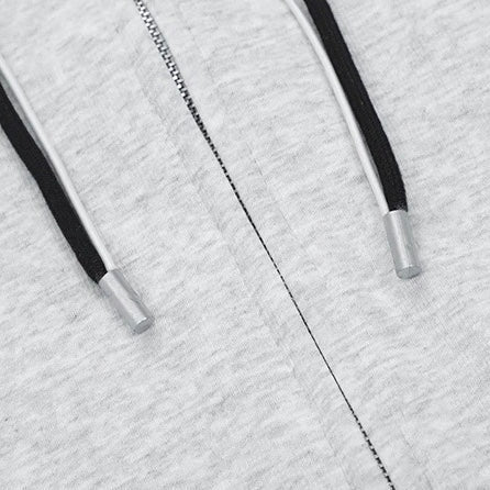 Star Patches Zip Up Hoodie