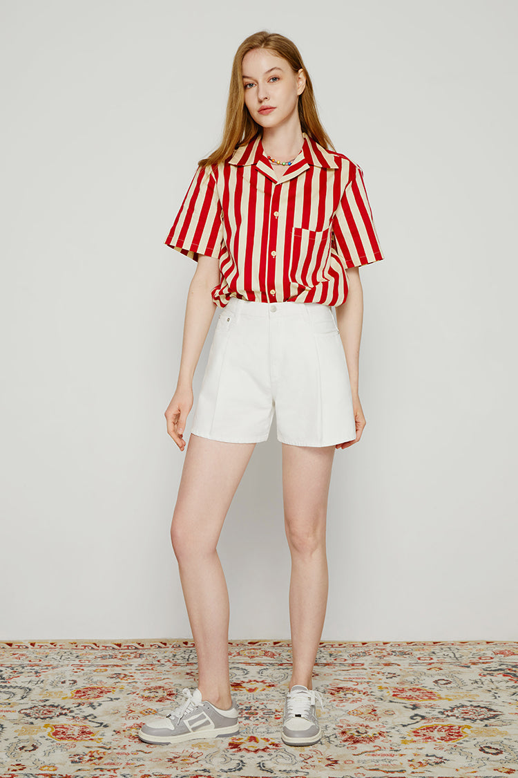 The Pleated Fun Short HJ117 - JUSTLUXURY