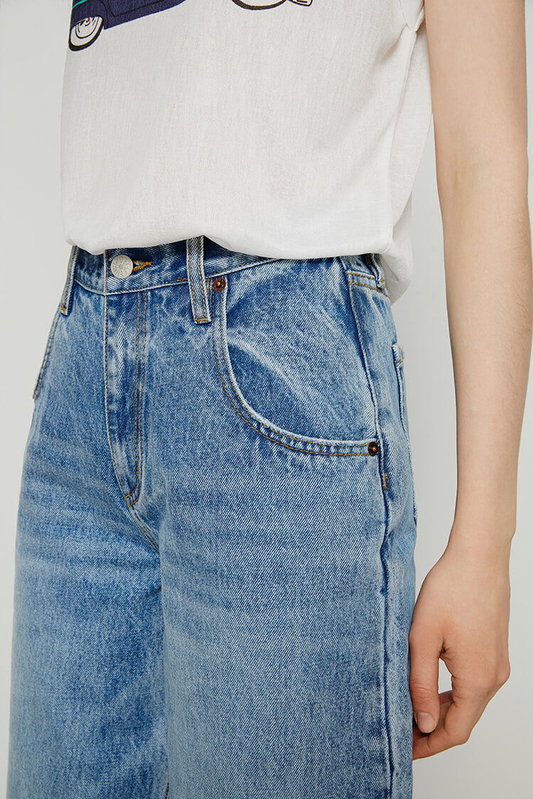 80'S Utility Loose Jeans HJ128 - JUSTLUXURY