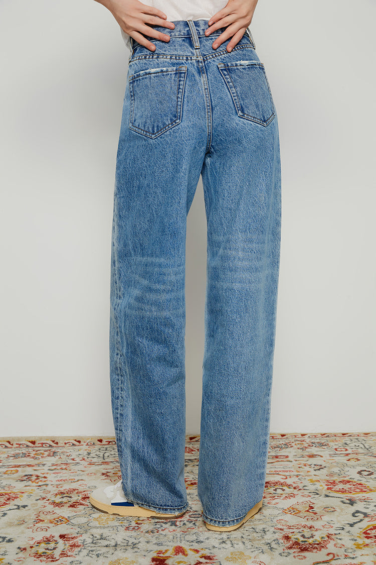 80'S Utility Loose Jeans HJ128 - JUSTLUXURY