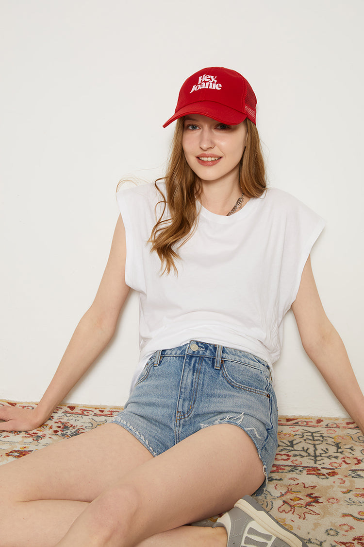 Joanie Vintage Cut Off Shorts HJ115 - JUSTLUXURY