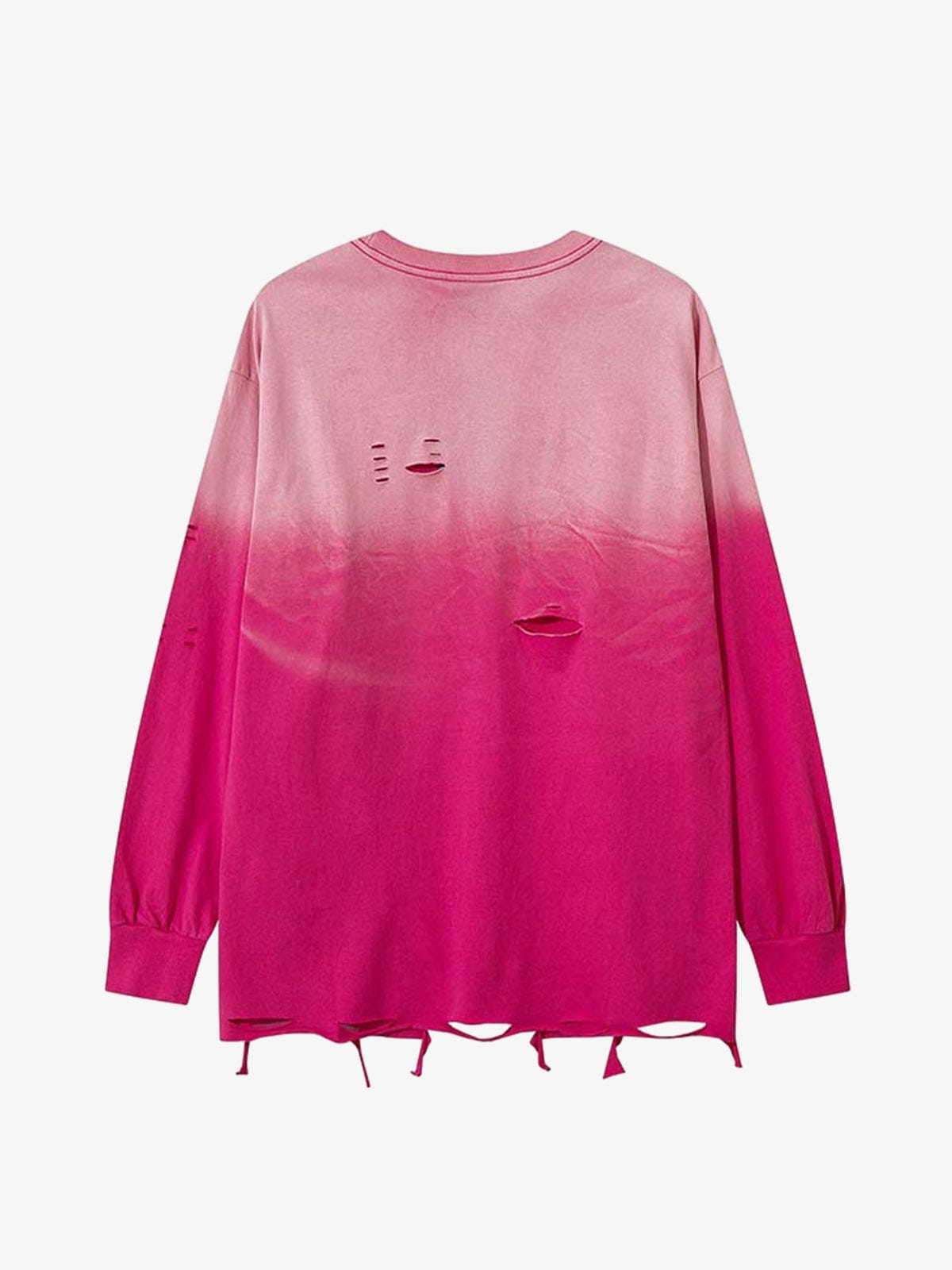 Long Sleeve Holey Fade