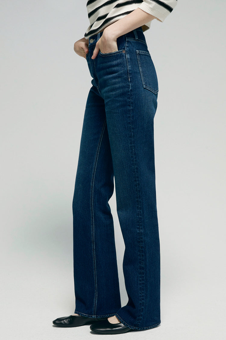 Barbara High Rise Bootcut Jeans HJ004 - JUSTLUXURY