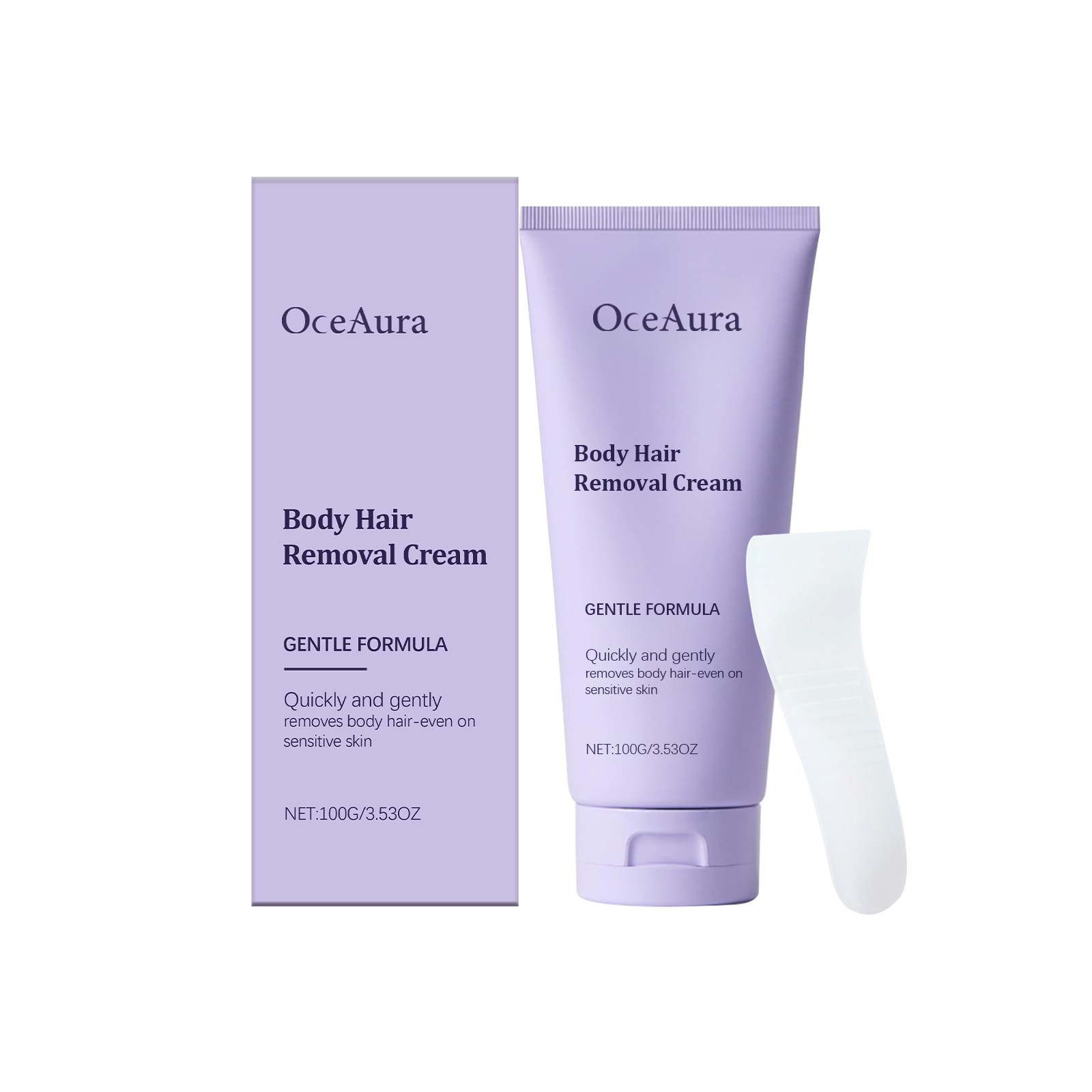 OceAura Body Hair Removal Cream, Gentle Body Hair Removal Hand Hair Leg Hair Cleansing Hair Removal Cream For Men And Women