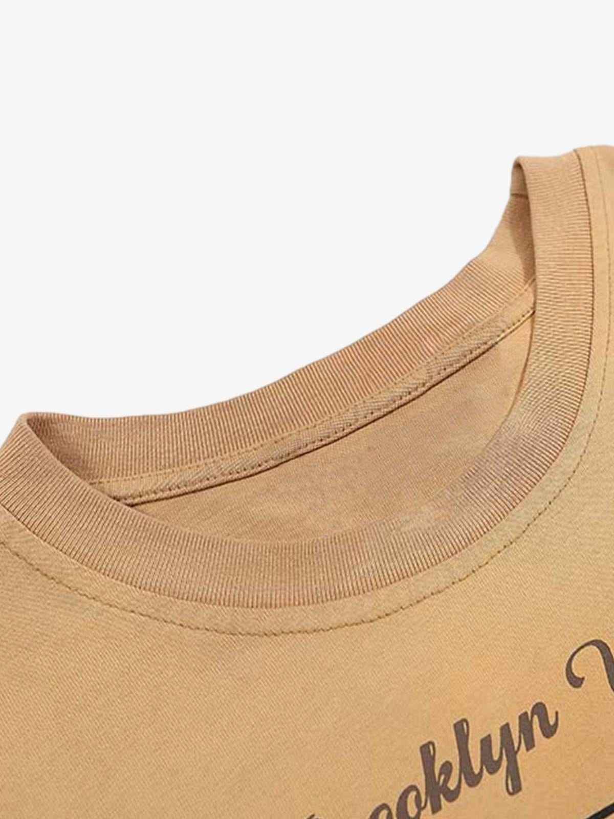 Long Sleeve Letter Fade