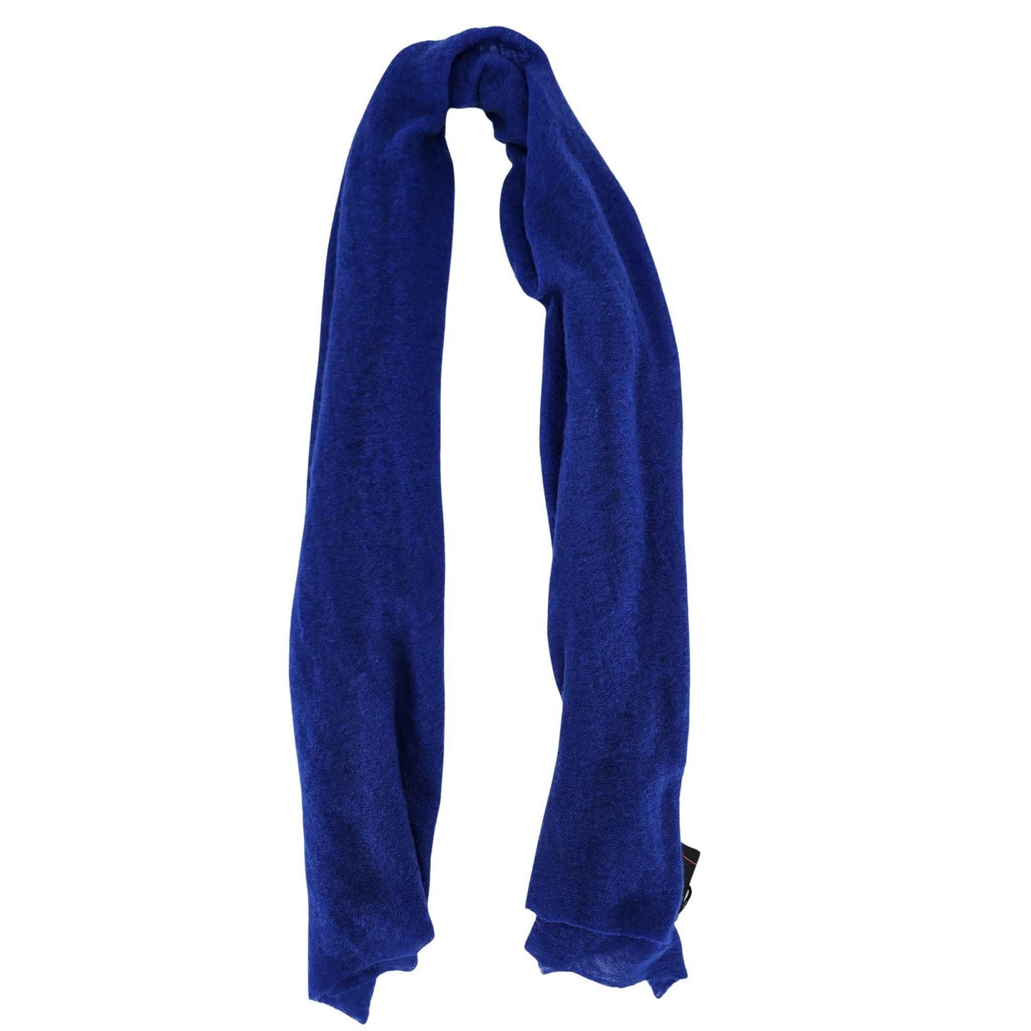Cobalt Blue Large Cashmere Plain Stole