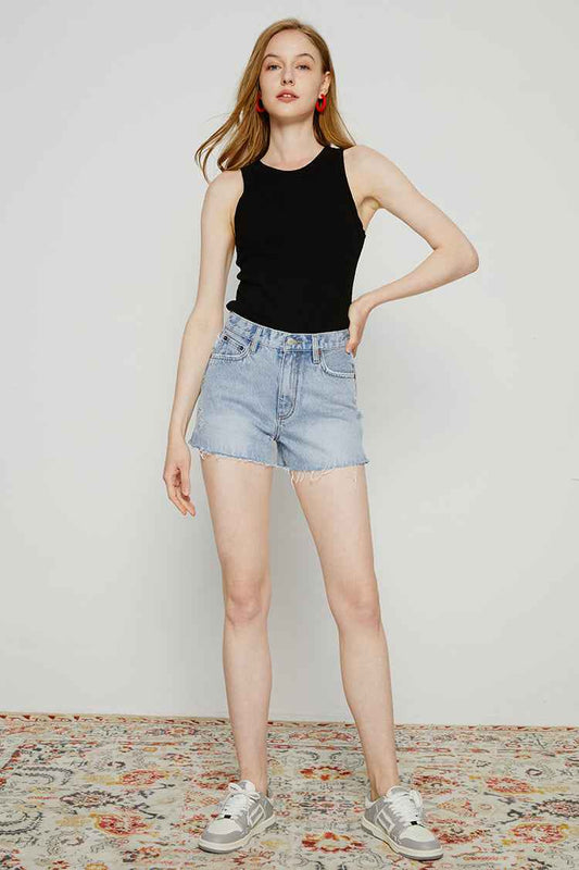 High Rise Denim Shorts HJ167 [FINAL SALE]
