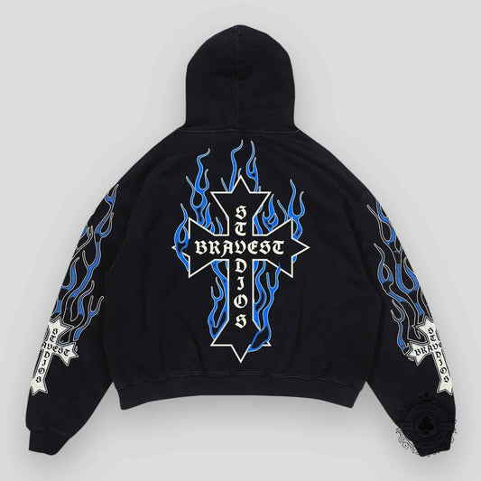 Bravest Studios Eternal Hoodie in Blue