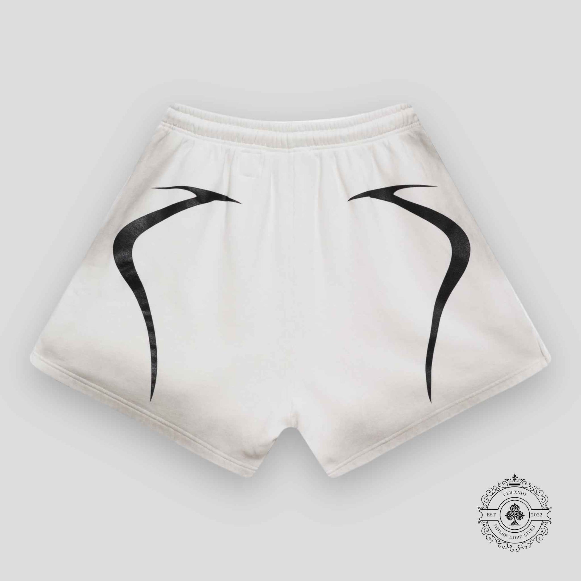 Hellstar Warm Up Shorts in White