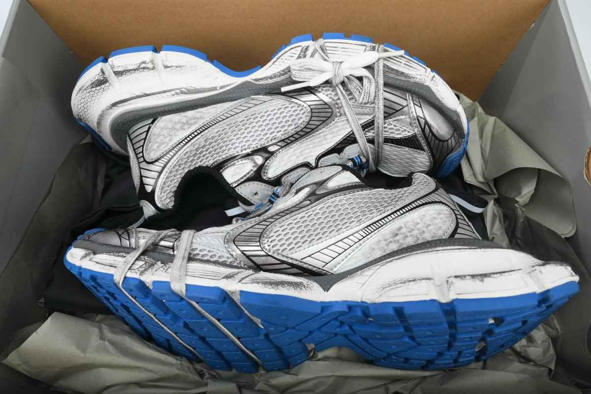 Custom BLCG Circuit Sneaker 'Worn-Out - Grey Blue SneakerNational