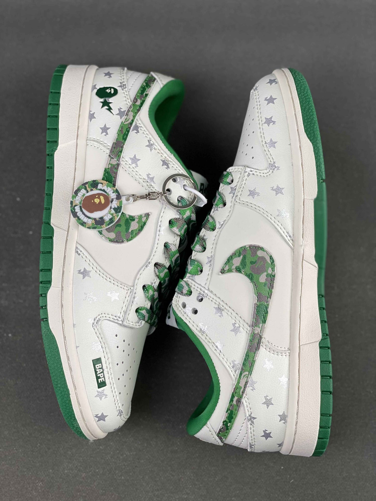 Custom SB Dunk X BAPE DW1098-349 SneakerNational