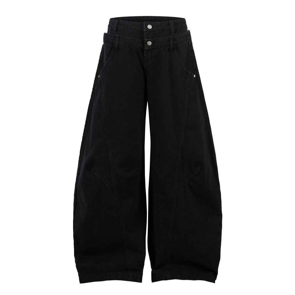 Leopard Graffiti | Patch Jeans Pants