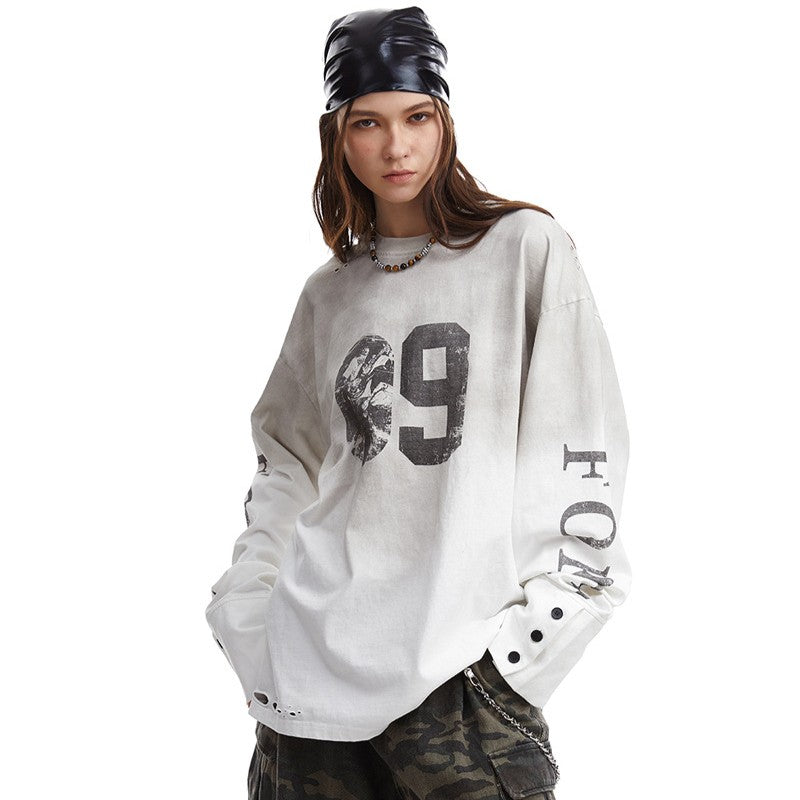 09 | Distressed Long Sleeve T-Shirt