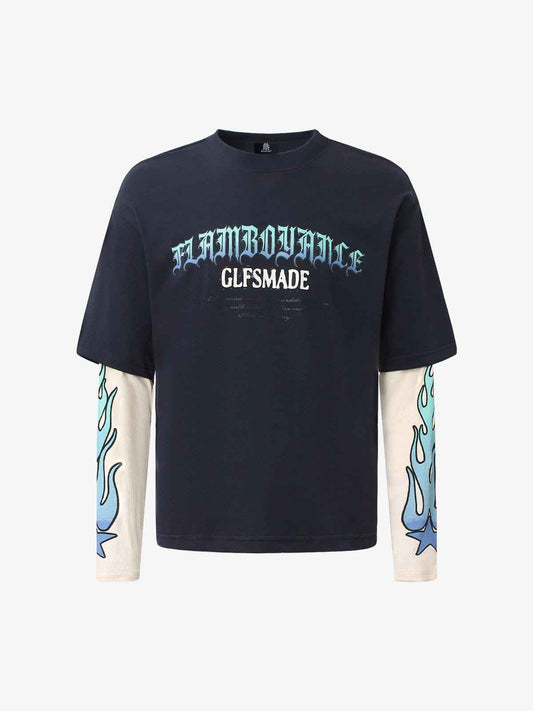 Long Sleeve Gradient Letters