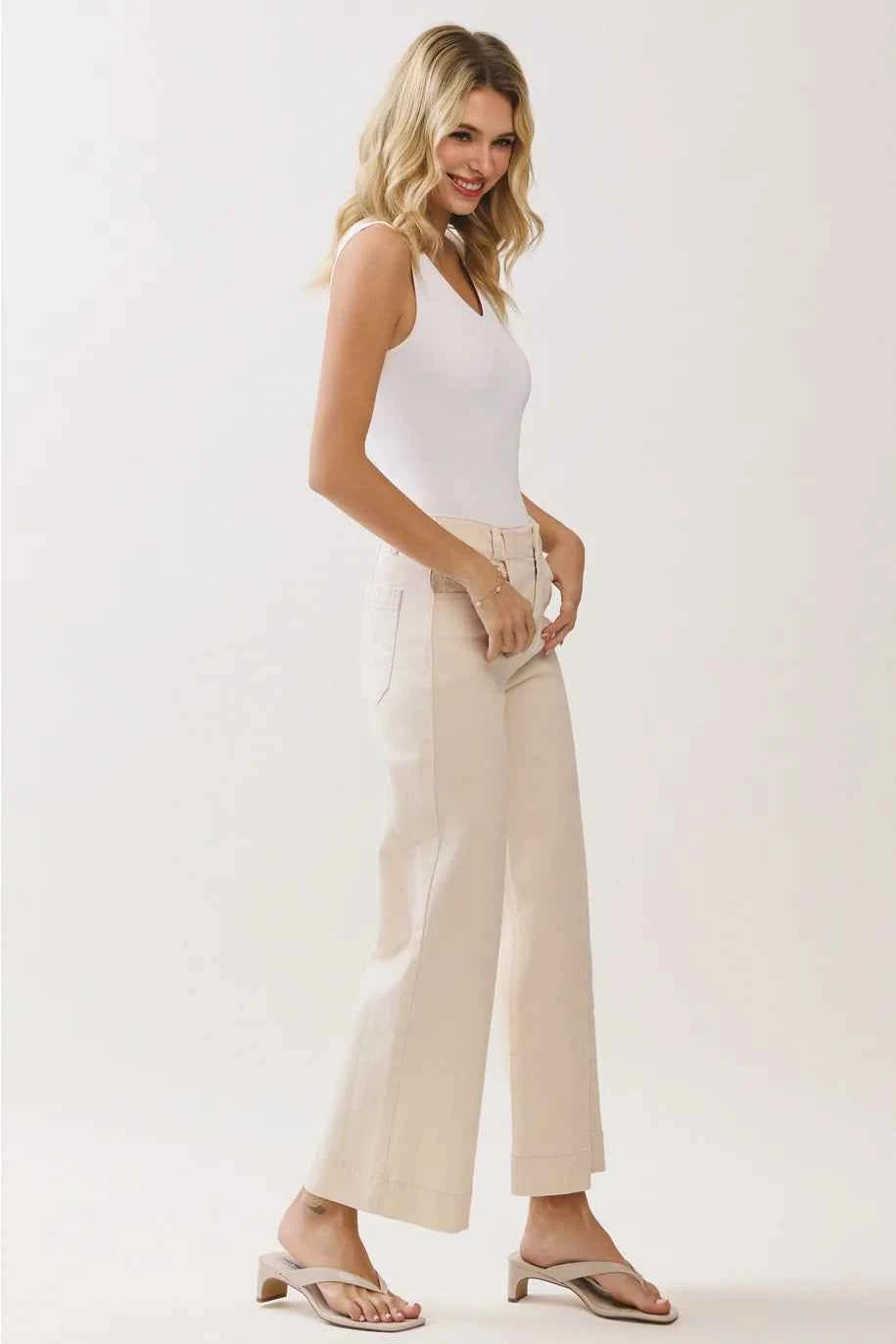 Rosa A Line Jeans With Darts