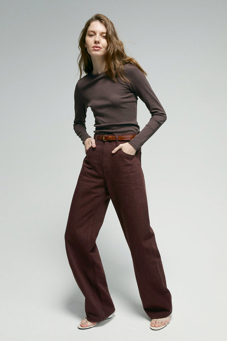 Slope Curve Jeans HJ039 - JUSTLUXURY
