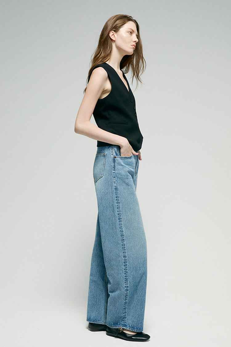 Slope Curve Jeans HJ039