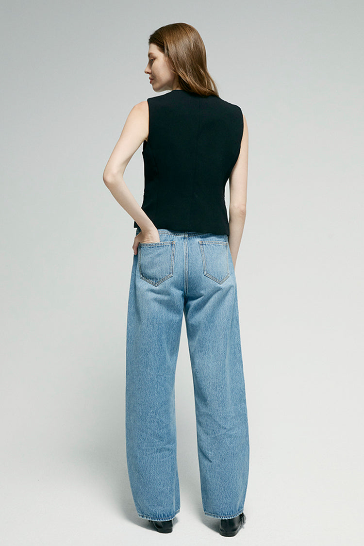 Slope Curve Jeans HJ039 - JUSTLUXURY