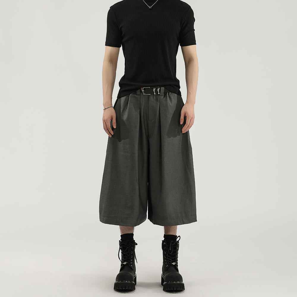 Pleated Design | Baggy Shorts
