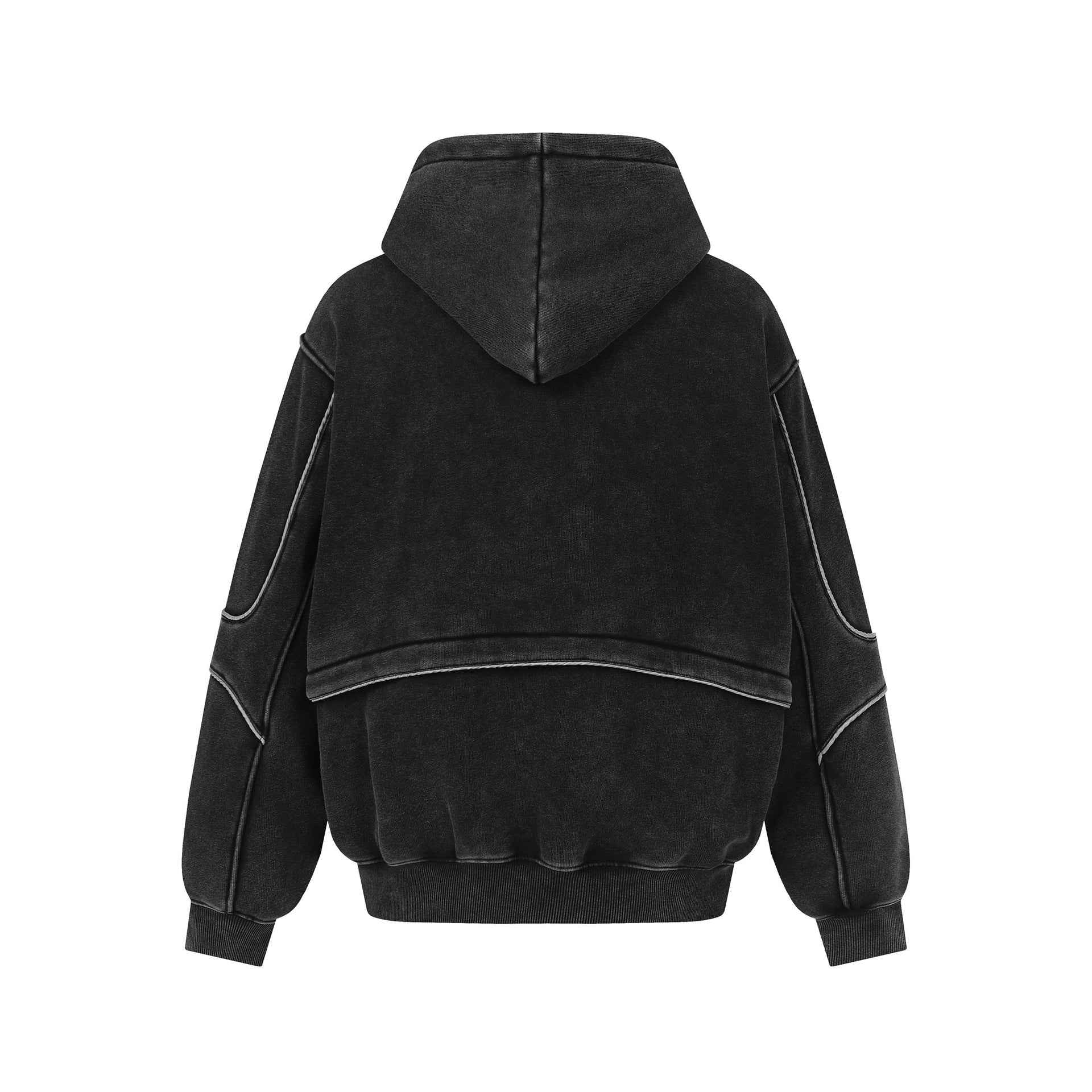 Retro Deconstructed | Patchwork Washed Hoodie