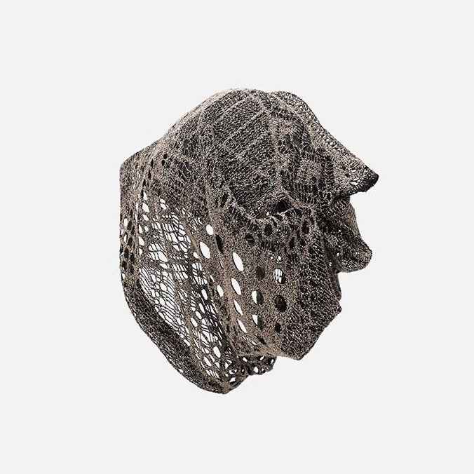 Retro Mesh Hollow | Breathable Pile Hat
