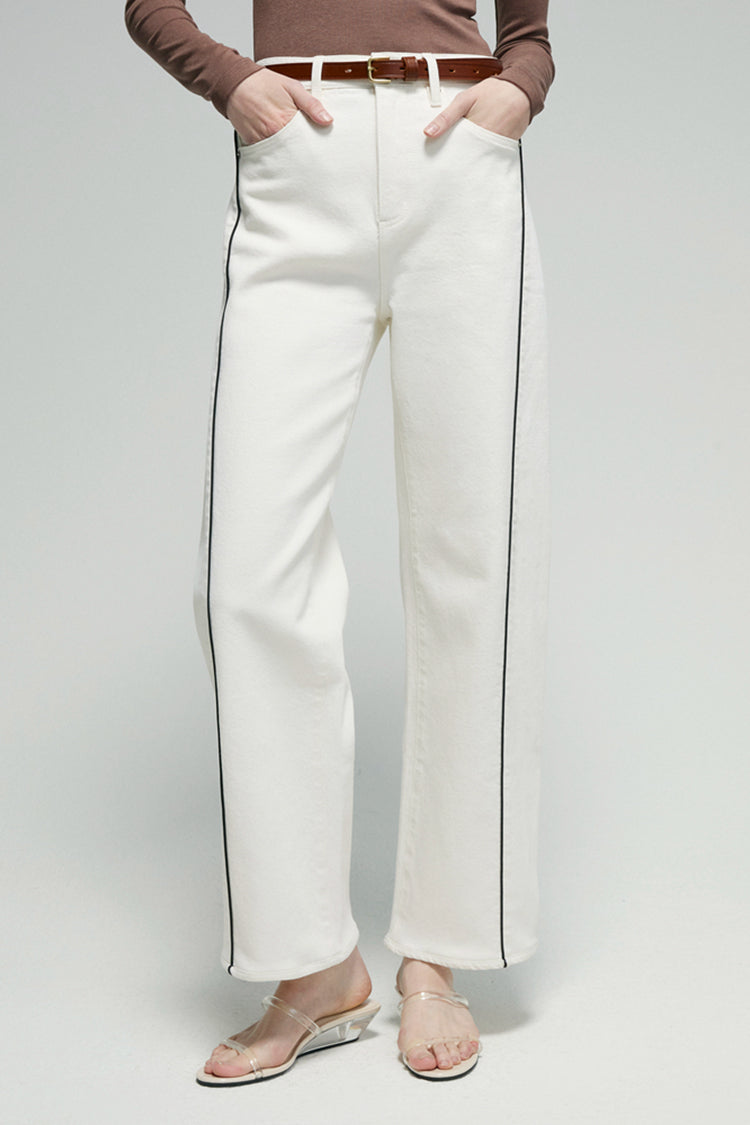 Crush Curve Ankle Jeans HJ052 - JUSTLUXURY