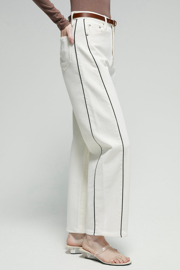 Crush Curve Ankle Jeans HJ052 - JUSTLUXURY