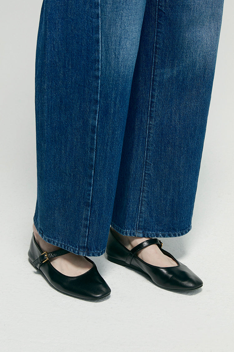 Crush Curve Ankle Jeans HJ052 - JUSTLUXURY