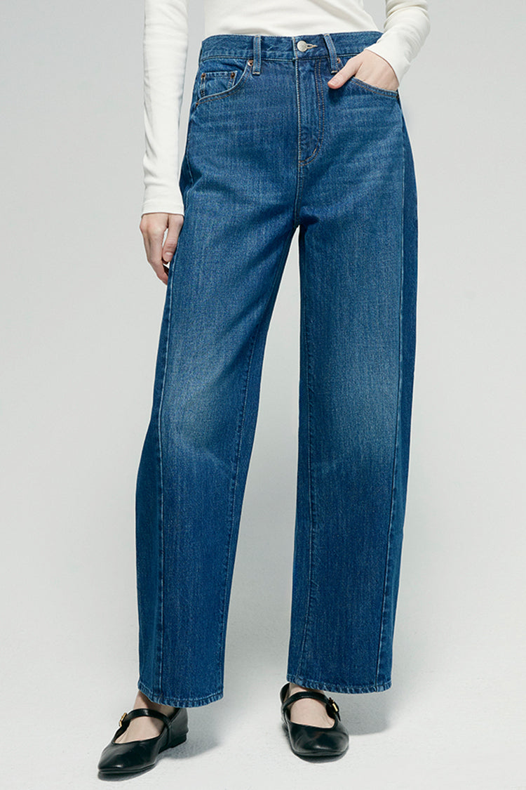 Crush Curve Ankle Jeans HJ052 - JUSTLUXURY