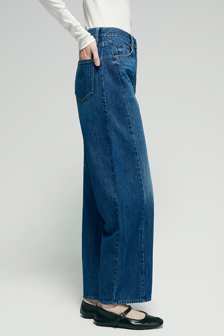 Crush Curve Ankle Jeans HJ052 - JUSTLUXURY