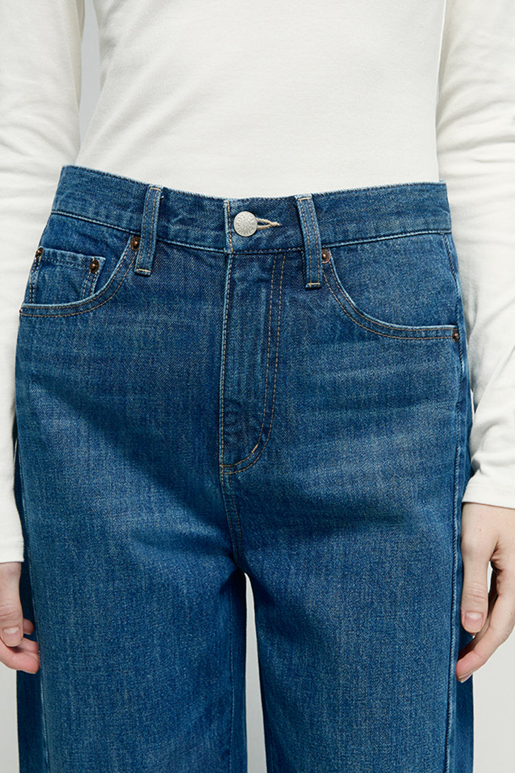 Crush Curve Ankle Jeans HJ052 - JUSTLUXURY