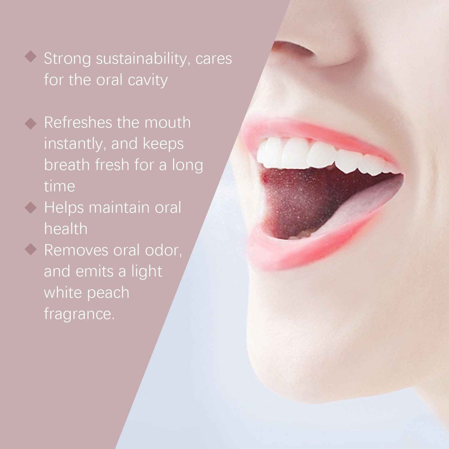 Oralhoe Oral Care Air Fresher Spray, Deep Clean Coffee Stain Whitening Teeth Fresh Breath Spray